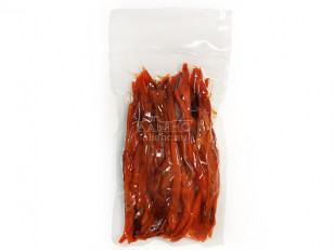 Мясные снеки: Горбуша соломка солено-сушеная