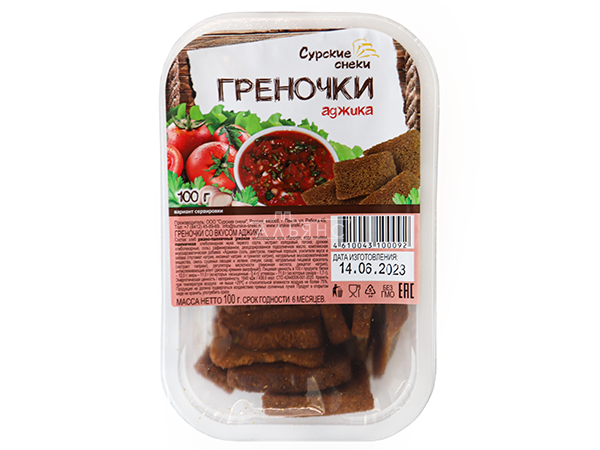 Сурские гренки с Аджикой (100 гр) в Волгограде