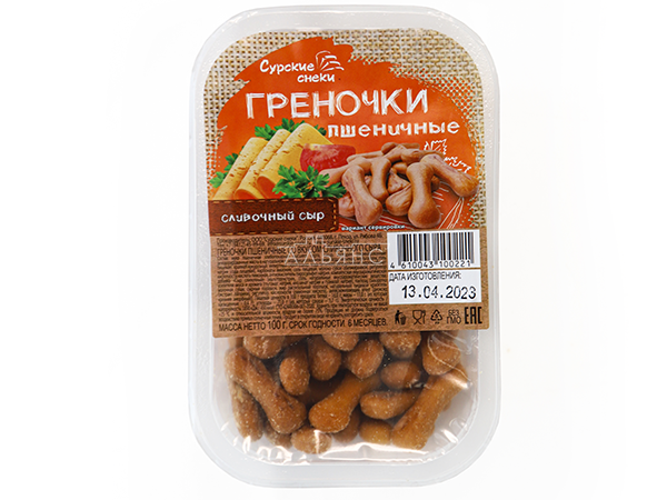 Сурские (ПШЕНИЧНЫЕ) Сливочный сыр (100 гр) в Волгограде
