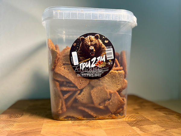 Ведро Ржаные гренки со вкусом Крылышки Барбекю (1 кг) в Волгограде