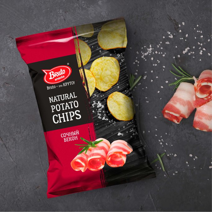Картофель «Бруто» со вкусом бекона 130 гр. в Волгограде