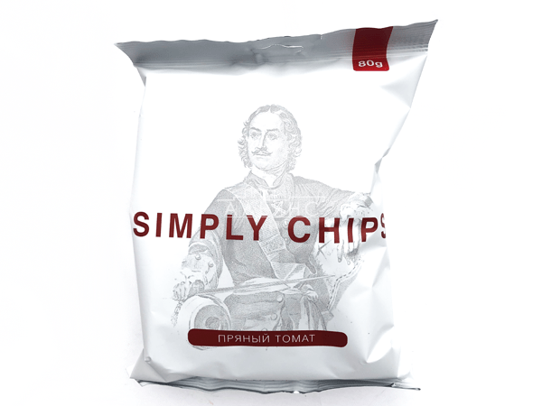 Картофельные чипсы "Simple chips" Пряный томат 80 гр. в Волгограде